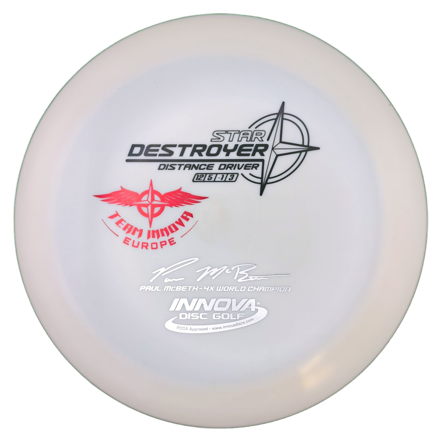 Innova Star Paul McBeth 4x Destroyer Team Stamp