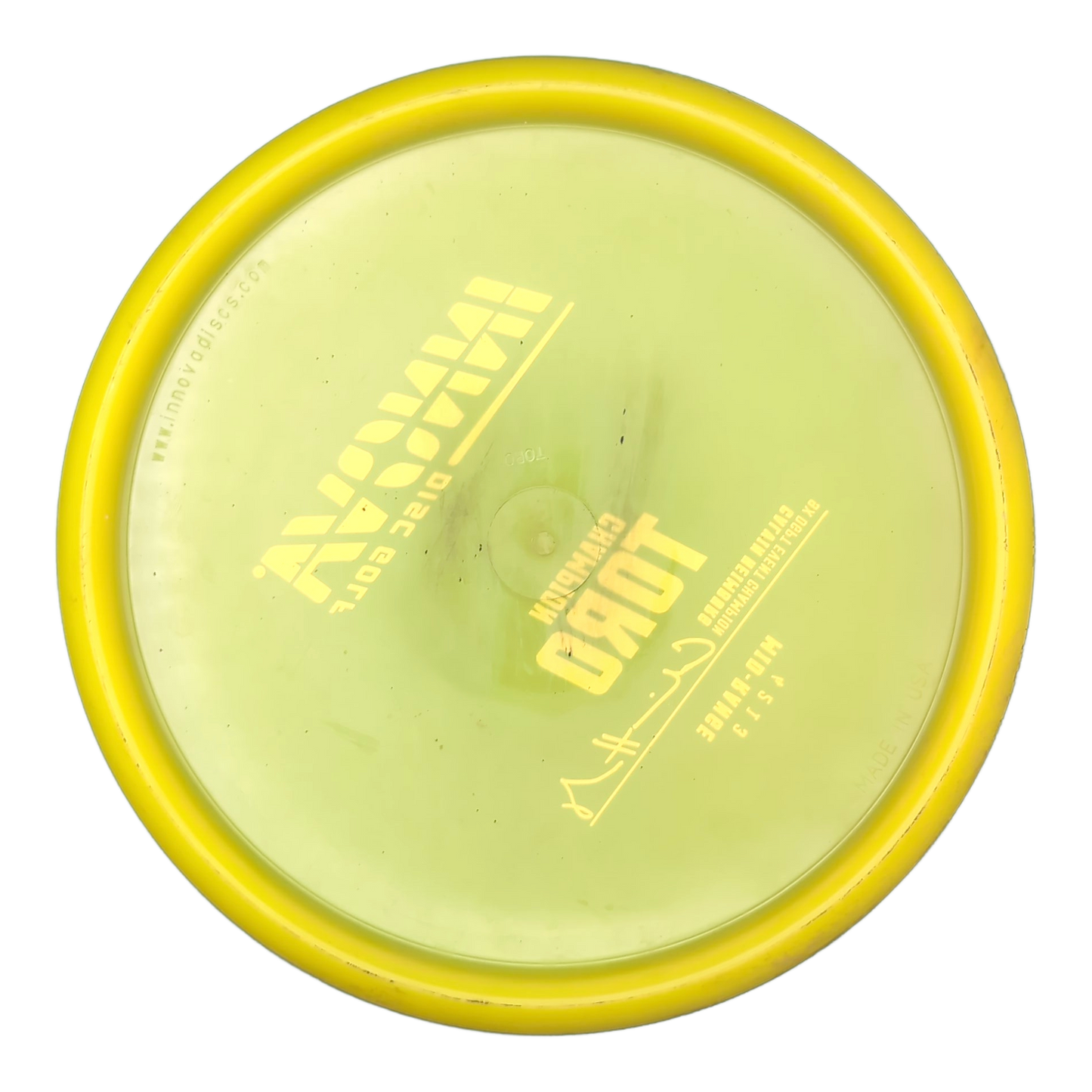 Innova Champion Toro Calvin Heimburg signature