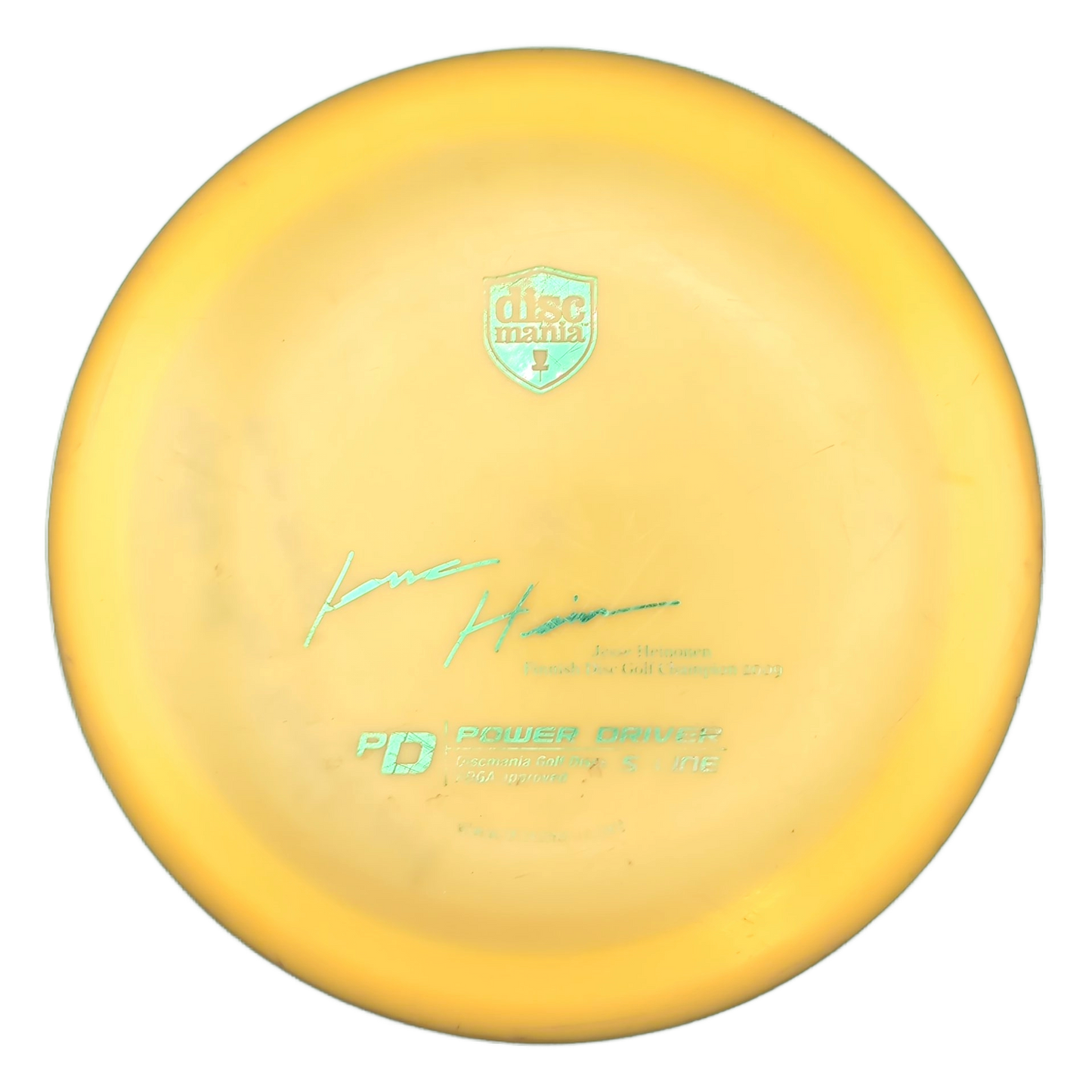 Discmania S-line PD (Innova) 1x Jesse Heinonen, Patent no.