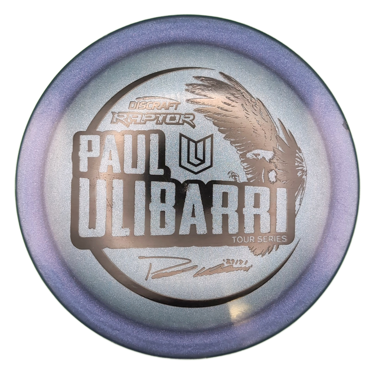 Discraft Metallic Z Raptor Paul Ulibarri Tour Series