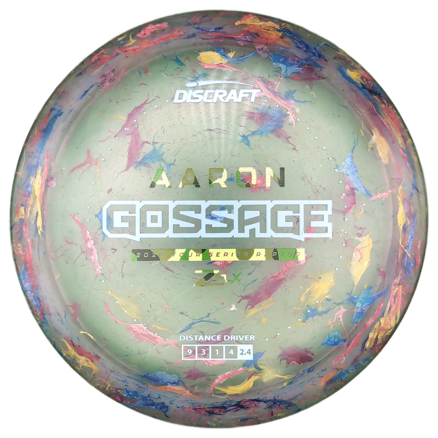 Discraft Z FLX Raptor 2024 Tour Series Aaron Gossage