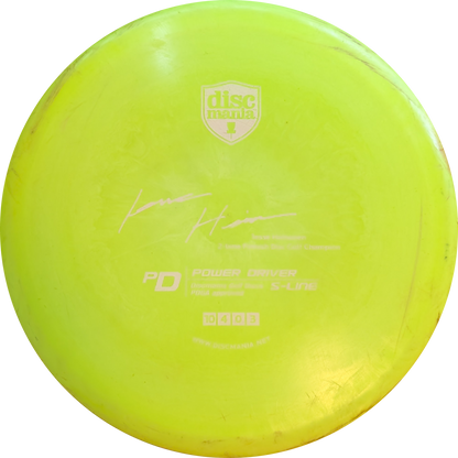 Discmania PD (Jesse Heinonen) (Patent no.) (KJ Nybos Disc)