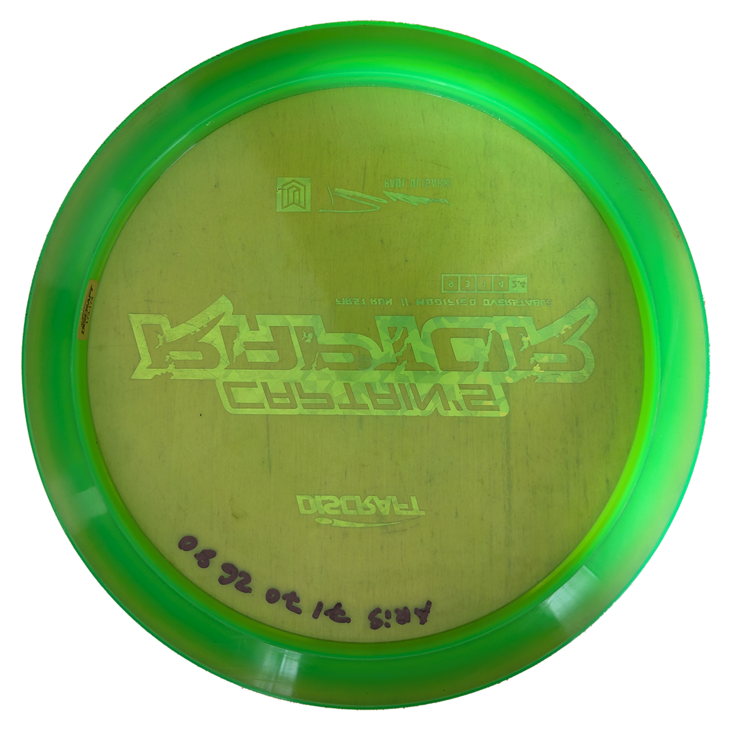 Discraft Captain's Raptor