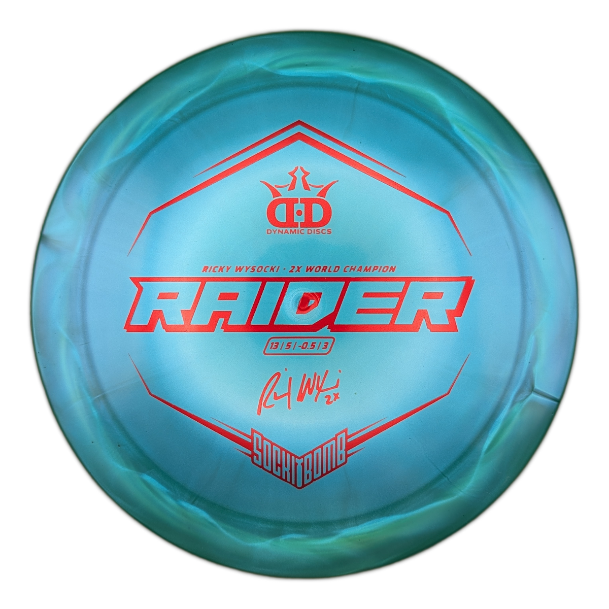 Dynamic Discs Lucid-X Chameleon Raider Ricky Wysocki Sockibomb