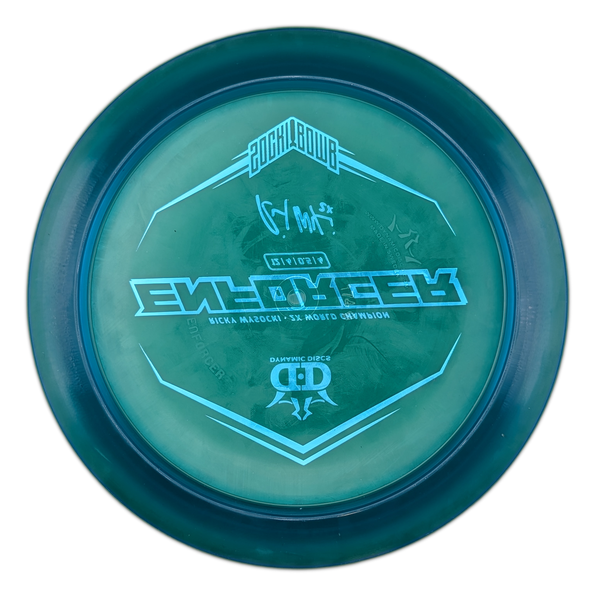 Dynamic Discs Lucid Enforcer Ricky Wysocki 2x World Champion Sockibomb