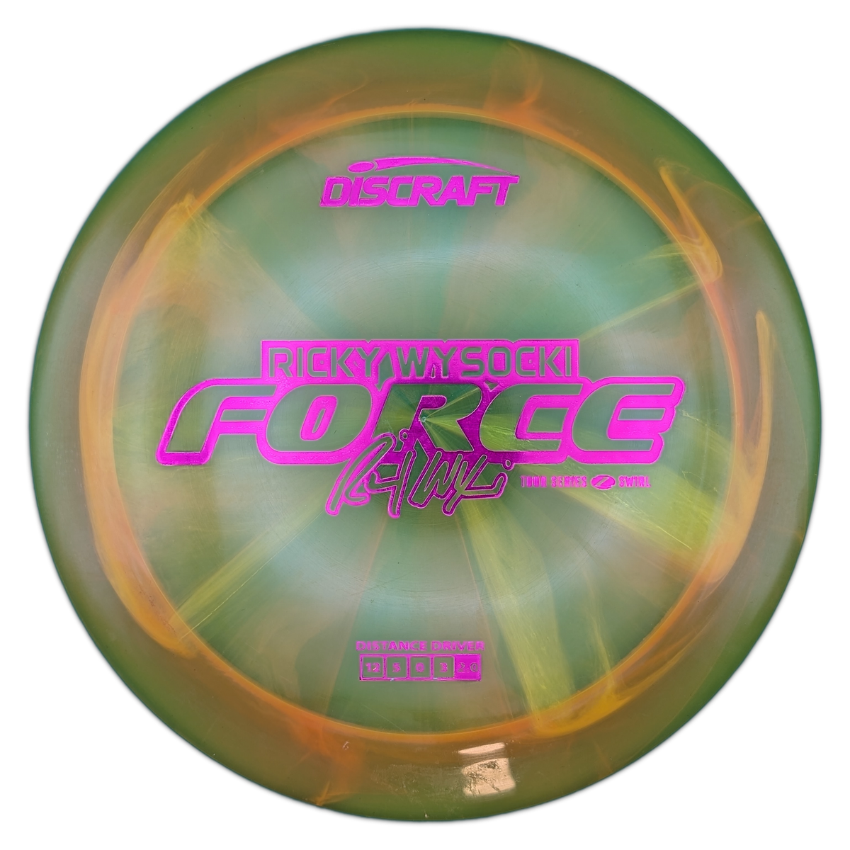 Discraft Elite Z Swirl Force Ricky Wysocki 2025 Tour Series