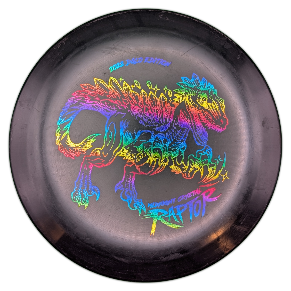 Discraft Midnight CryZtal Raptor 2022 DGLO Ledgestone Edition