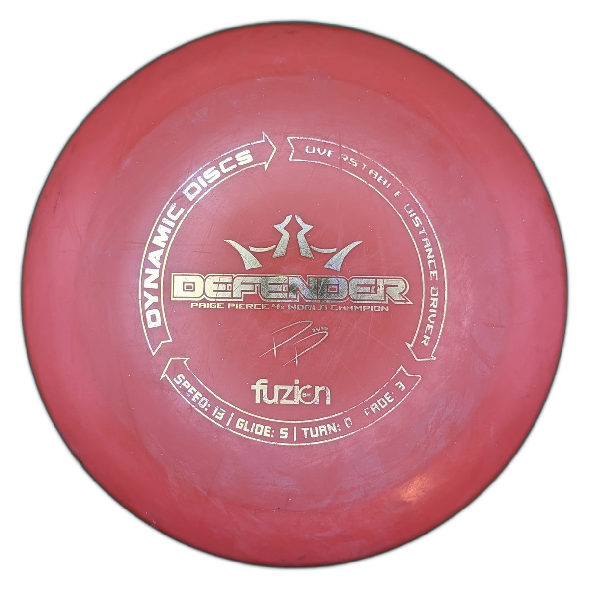 Dynamic Discs BioFuzion Defender Paige Pierce 4x World Champion
