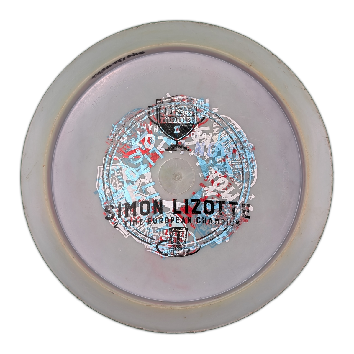 Discmania Swirly S-line FD3 Team Discmania, Multi Bottom Stamp