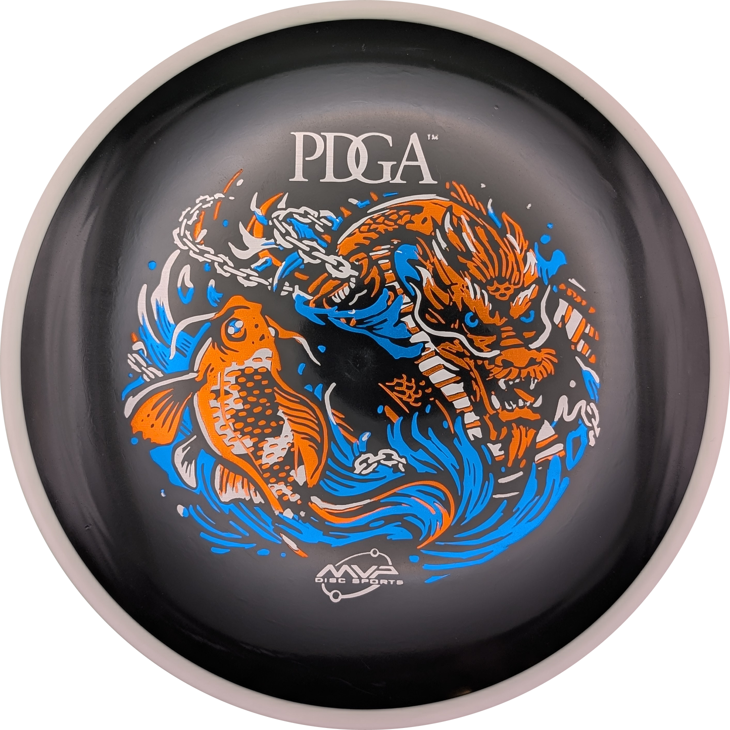 Axiom R2 Neutron Crave 2024 PDGA Koi Dragon Stamp