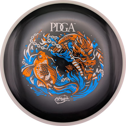 Axiom R2 Neutron Crave 2024 PDGA Koi Dragon Stamp