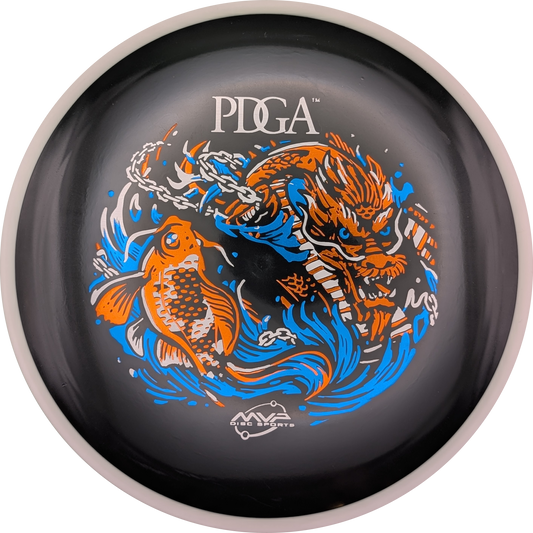 Axiom R2 Neutron Crave 2024 PDGA Koi Dragon Stamp