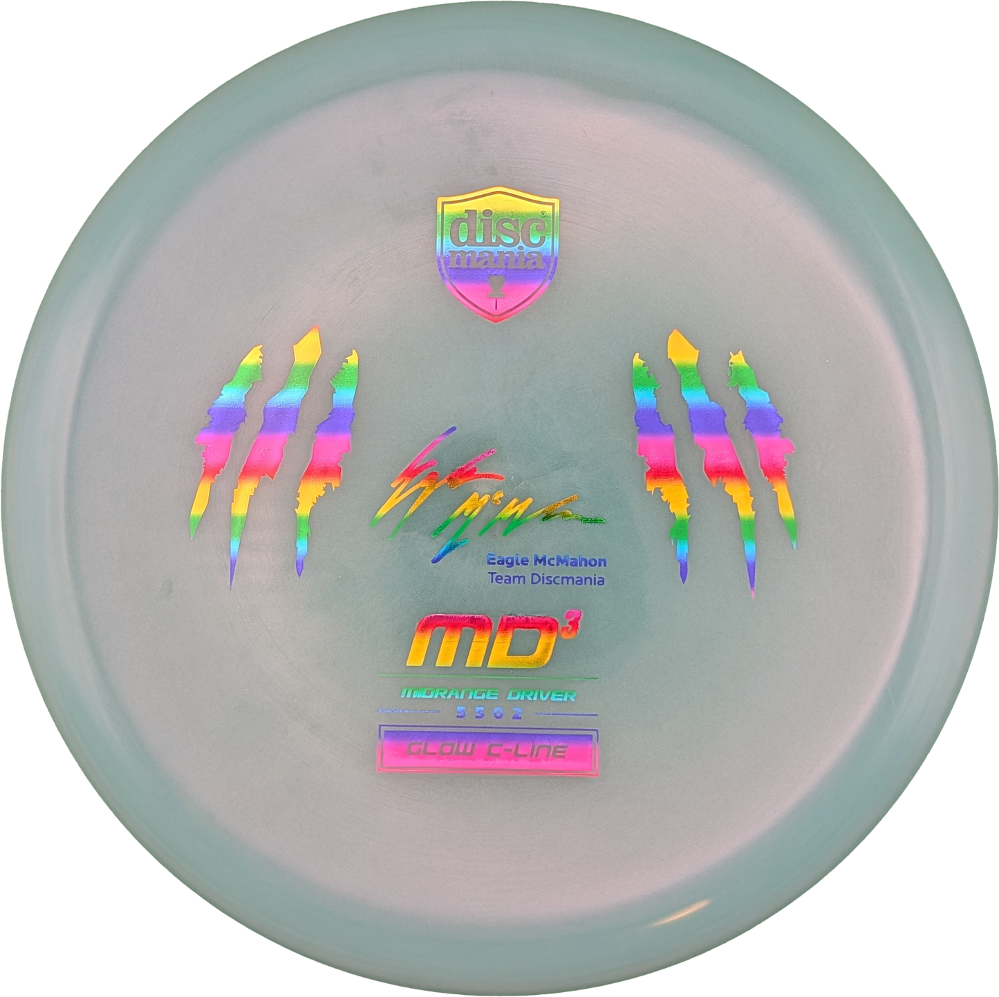Discmania Ealge McMahon Claw Glow MD3 Rainbow Foil (Innova-Made)