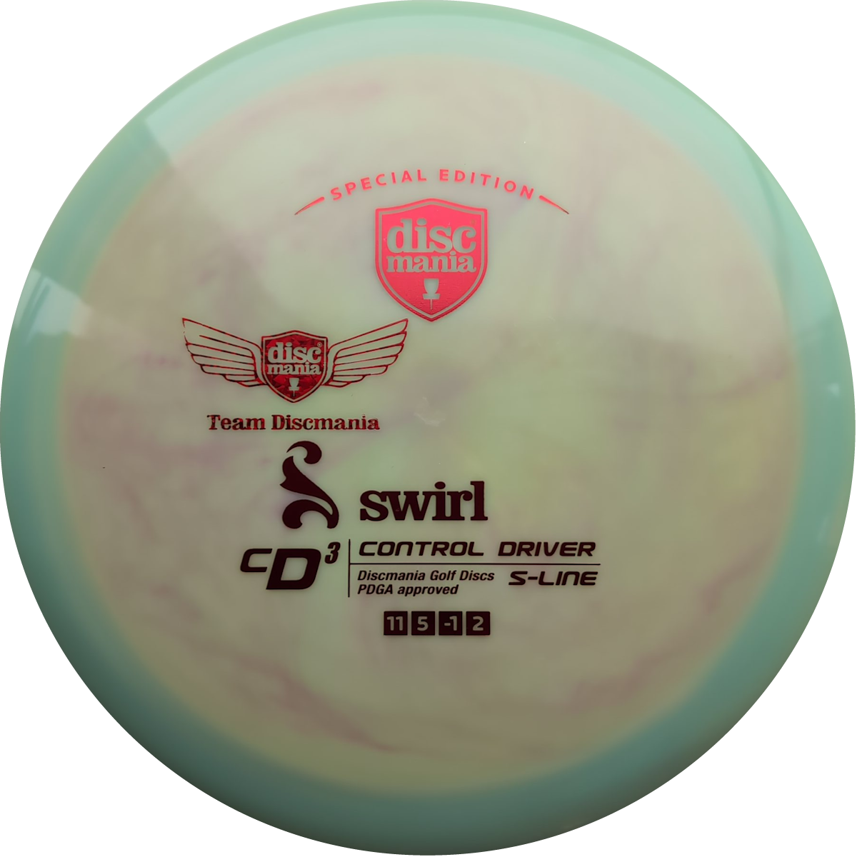 Discmania Swirly Team Discmania Stamp CD3